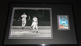 Len Barker Perfect Game Indians Signed Framed 11x17 Photo Display B - £54.52 GBP