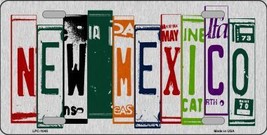 New Mexico License Plate Art Brushed Aluminum Metal Novelty License Plat... - $18.95