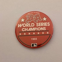 Boston Pilgrims World Series Champions Baseball Button Pin - $15.00