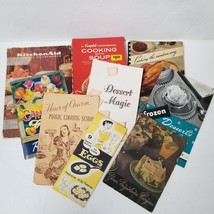 9 Vintage Cookbooks Frigidaire Gibson Dessert Campbells Recipe Booklets - £11.99 GBP
