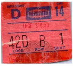 Vintage LED Zeppelin Ticket Stub Juin 7 1977 Madison Carré Jardin Ny - £155.79 GBP
