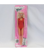 Totsy Flair 11 1/2” Doll Curly Blonde Orange Swimsuit #11401 NOS NEW Vin... - £10.78 GBP