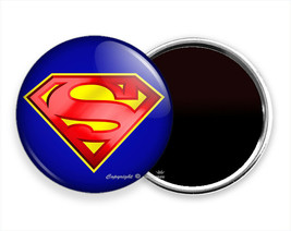 Classic Superman Super Hero Blue Logo New Fridge Refrigerator Magnet Note Holder - £10.82 GBP+