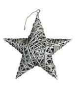 Antique Wash Wicker Full Star Christmas Decoration - £21.19 GBP