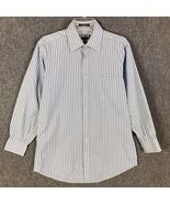 Kirkland Dress Shirt Men&#39;s 15.5 32 Striped 100% Extra Long Staple Cotton - $19.53 CAD