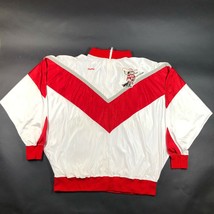 Vintage 90s UNLV Runnin Rebels Hey Reb! Logo Rawlings Satin Zip Jacket 48 3XL - £109.90 GBP
