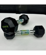 NEW!!! 2pc Ignite SPRI 5 LB Dumbbell Rubber Coated Hex Dumbbells Weights... - €14,40 EUR
