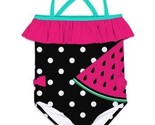 NWOT Sunshine Swing Girls Watermelon One Piece Swimsuit Set Size 8 - £8.76 GBP