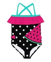 NWOT Sunshine Swing Girls Watermelon One Piece Swimsuit Set Size 8 - £8.78 GBP