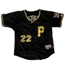 Andrew McCutchen Pittsburgh Pirates Black Jersey Shirt Size 56 Cool Base - £38.26 GBP