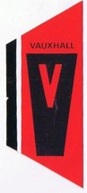 Vintage Auto Stickers Holland Vauxhall 1950s Chrome Chromium Gloss - $3.41