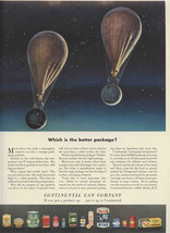 Continental Can Company Gondola in Space Magazine Ad 1930&#39;s - $14.85