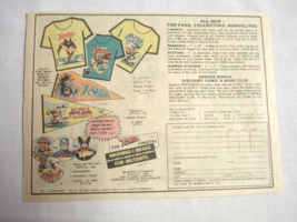 1983 Color Ad Marvel T-Shirts, Pennants, and Sew-On Patches - £6.24 GBP