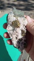 Very Nice Chalcopyrite with Stilbite Mineral - $403.63 MXN