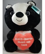 Hug Me Valentines &#39;Scent-imental&#39; Skunk Plush, 10.5&quot; Stuffed Animal - €14,46 EUR