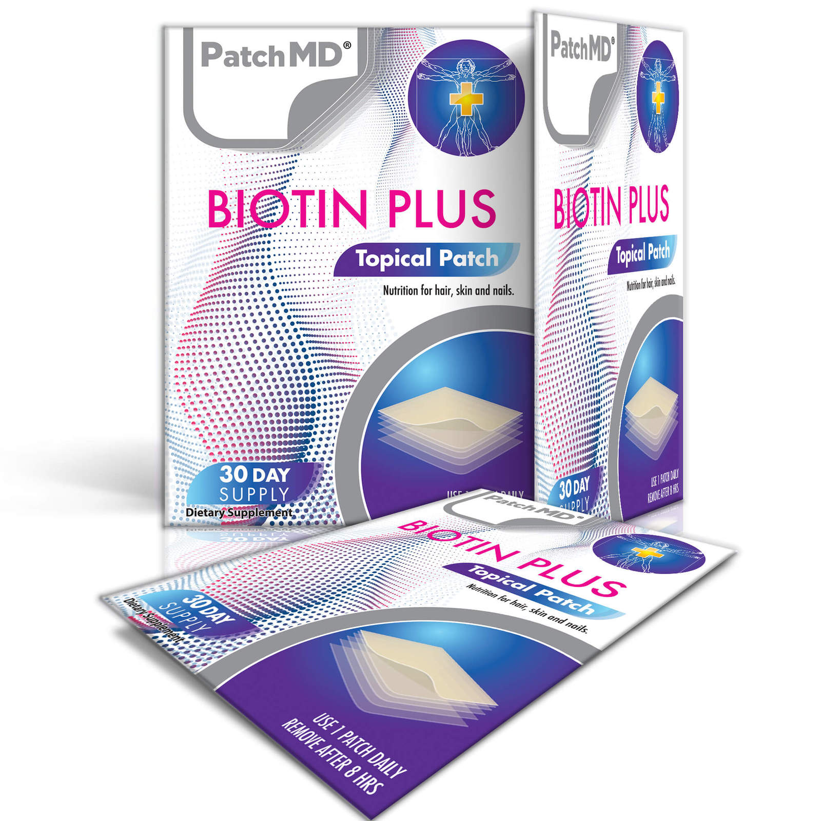 PatchMD Biotin Plus Topical Patch - 30 Day Supply - $14.00