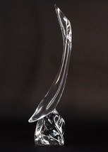 Daum Crystal Stork Heron Crane Egret Bird Art Glass Figurine Sculpture V... - £598.61 GBP