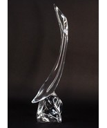 Daum Crystal Stork Heron Crane Egret Bird Art Glass Figurine Sculpture V... - £598.48 GBP
