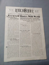 1942 Rough Rider Westfield NJ Junior High School Newspaper Roosevelt War Effort - £11.79 GBP