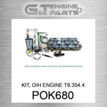 POK680 KIT, O/H ENGINE T6.354.4 Maxiforce (NEW AFTERMARKET) - £806.92 GBP