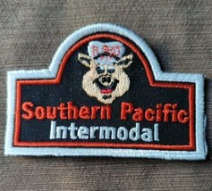 Vintage Southern Pacific Intermodal Railroad Patch 1980s Beige Pig Unused - £7.65 GBP