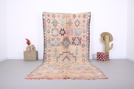 Peach Vintage handmade moroccan rug 5.5 FT X 11.5 FT - £1,039.16 GBP