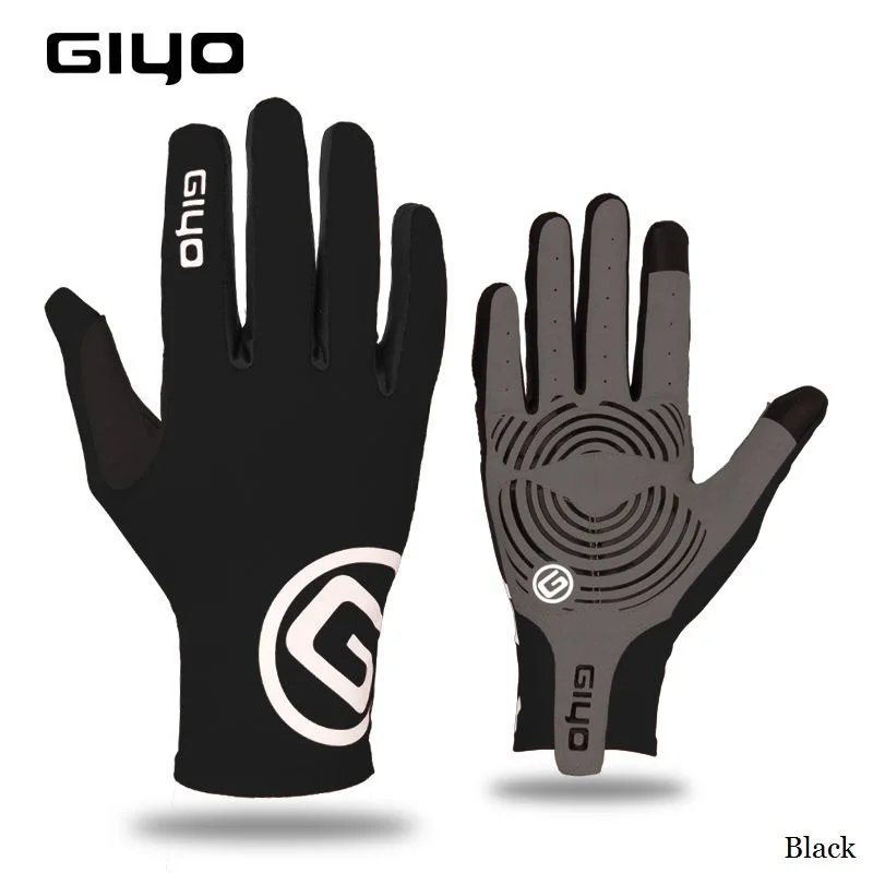 Ycling full finger gloves touch screen anti slip bicycle lycra fabric mittens bicicleta thumb200