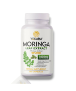 Organic Moringa Oleifera Leaf Powder 5000mg - 250 Capsules, Herbal Extract - $39.99