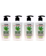 ( LOT 4 ) 100%pureNatural Hemp Seed Oil Body Lotion with Pump 13.5 Oz Each - £31.55 GBP
