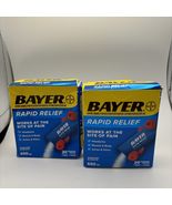 2 pack Bayer Rapid Relief 650mg,Raspberry flavor, 20 Powder Packs~Pass D... - $15.74