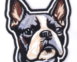 French Bulldog Iron On Embroidered Patch 3 1/4&quot;x 4&quot; Great Detail! - $5.49