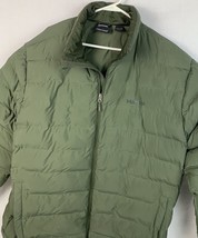 Marmot Jacket Heavyweight Puffer Coat Thinsulate Olive Green Full Zip Me... - $99.99