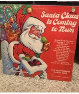 The Peppermint Kandy Kids SANTA CLAUS IS COMING TO TOWN Vinyl LP Peter Pan - $9.08 CAD