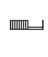 Sorelle 136-DE Toddler Guard Rail in Dark Espresso-BRAND NEW-SHIPS SAME ... - $310.73 CAD