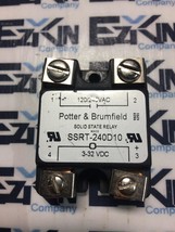 Potter&amp;Brumfield SSRT-240D10 Solid State Relay, In 120/240VAC  Out 3-32VDC  - $16.75