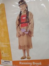 Girls Running Brook Costume X-S 4-6 Native American Indian Maiden Thanks... - $183.51 MXN