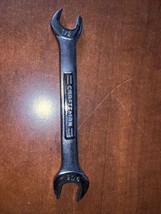 Vintage USA Craftsman -VV- 44579 Series Double Open End Wrench 9/16&quot; &amp; 1/2&quot; MINT - £8.12 GBP