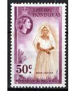 ZAYIX -British Honduras 152 MLH 50c Maya Native American Woman 041123-S138 - £9.70 GBP