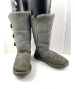 Ugg Australia Bailey Triplet Button II Women Shoes Gray 7M Suede Tall Sn... - €31,93 EUR