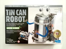 4M Toysmith KidzRobotix Tin Can Robot DIY Science Kits STEM - $12.30