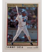 Sammy Sosa Cubs Premier &#39;92 O-Pee-Chee Baseball Card - £3.92 GBP