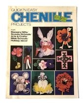 Quick &#39;N Easy Chenille Projects Arts &amp; Crafts Vintage - $6.95