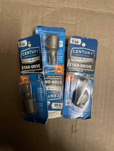 CENTURY DRILL &amp; TOOL #68655 T-55 Star-Drive Square-Drive Bit Pack of 7 - $44.54