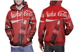 Fallout Nuka Cola   Mens Graphic Zip Up Hooded Hoodie - £27.35 GBP+