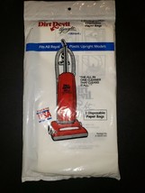 Official Authentic Brand New Sealed Dirt Devil Upright Vacuum Bags - Free Ship! - £6.48 GBP