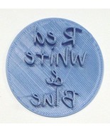 Red White And Blue Words 4th Of July Patriotic Cookie Stamp Embosser USA... - $56.18 MXN