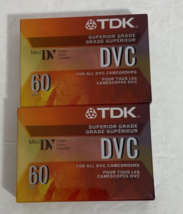 TDK Cassette Tape DVM DVC 60 Minutes Mini DV Digital Video Superior 2 Ne... - £9.68 GBP