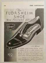 1930 Print Ad Florsheim Men&#39;s Shoes with Feeture Arch Chicago,IL - £8.27 GBP