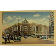 Vintage Postcard, South Station, Boston, Massachusetts - £9.42 GBP