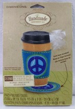 Dimensions Handmade Embroidery Kit Coaster Peace Sign Cozy New 72-73583 ... - $9.90